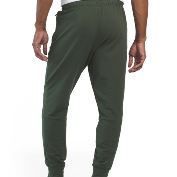 NEW REEBOK Doubletime Tech Terry Joggers green for men 267mn - Picture 2 of 5